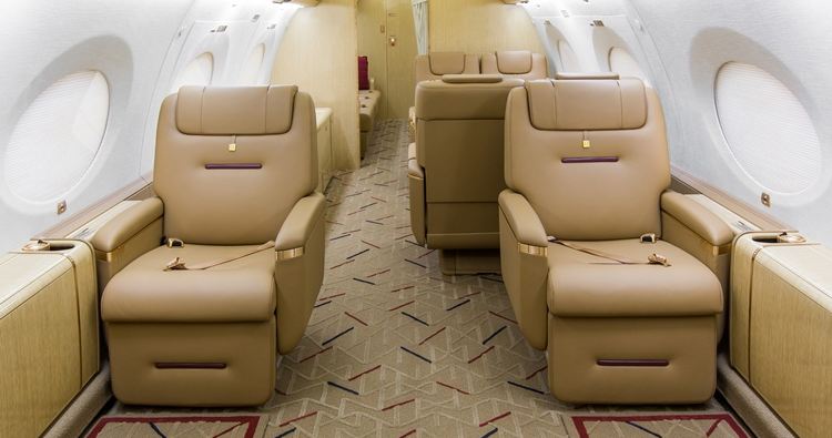 G650 interior, SFO Based With Charter Operator Solairus Aviation