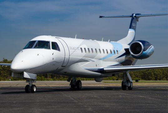 Legacy 600 based New York available for charter.