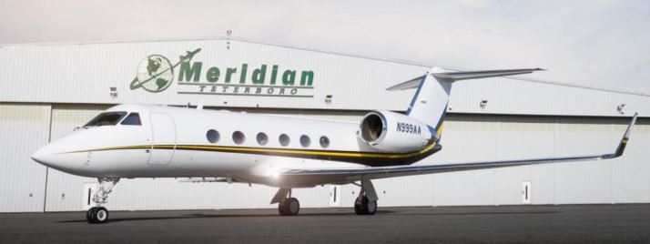 Gulfstream IV-SP now available for charter with Meridian
